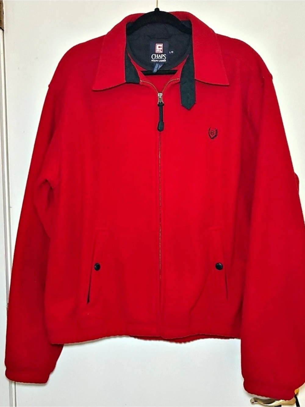 Chaps Ralph Lauren Red & Black Lightweight Jacket Large